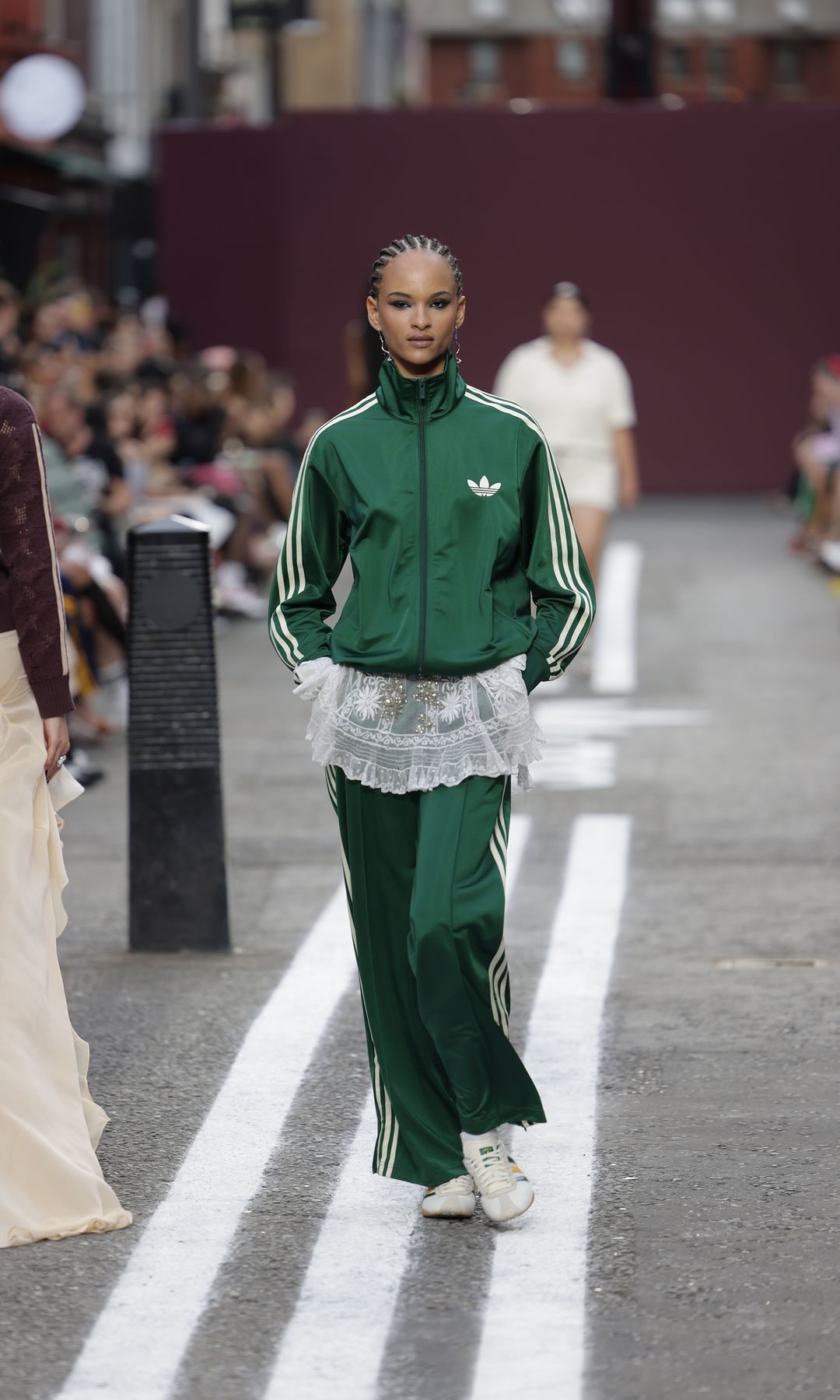 On the runway, matching sets turned heads 