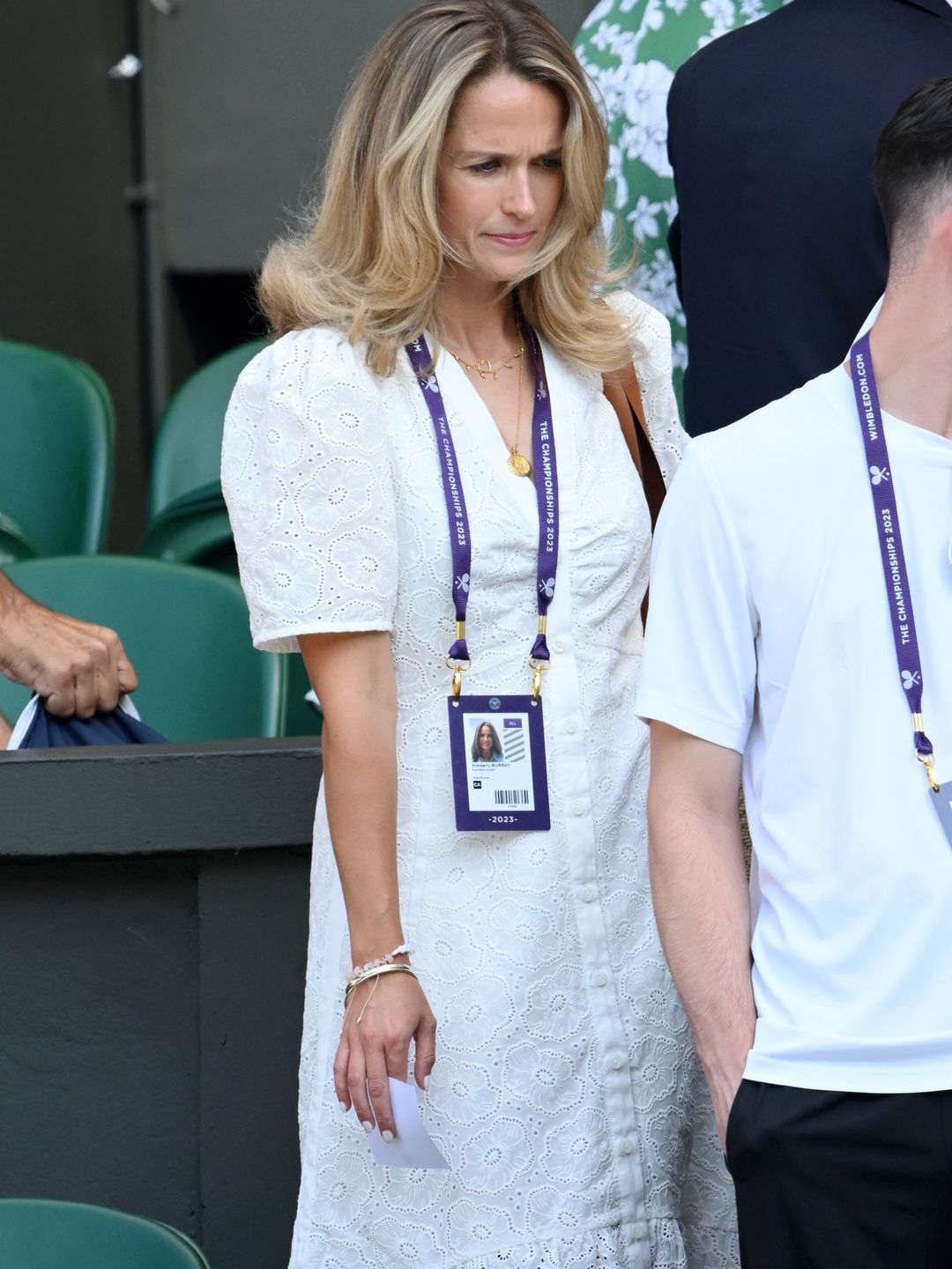 Kim Murray attendED day five of the Wimbledon Tennis Championships 