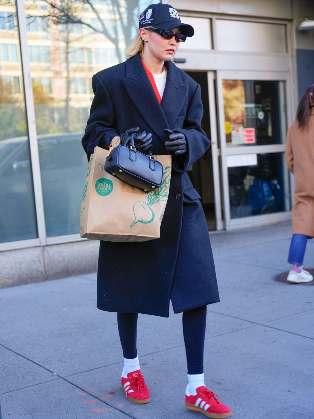 Gigi Hadid is seen shopping at Whole Foods on March 24, 2024