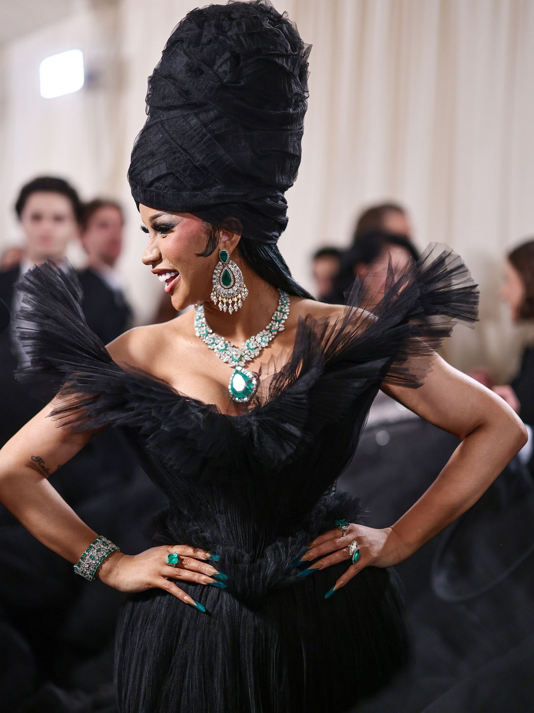 Cardi B attends The 2024 Met Gala Celebrating "Sleeping Beauties: Reawakening Fashion" at The Metropolitan Museum of Art on May 06, 2024 in New York City. (Photo by Mike Coppola/MG24/Getty Images for The Met Museum/Vogue)