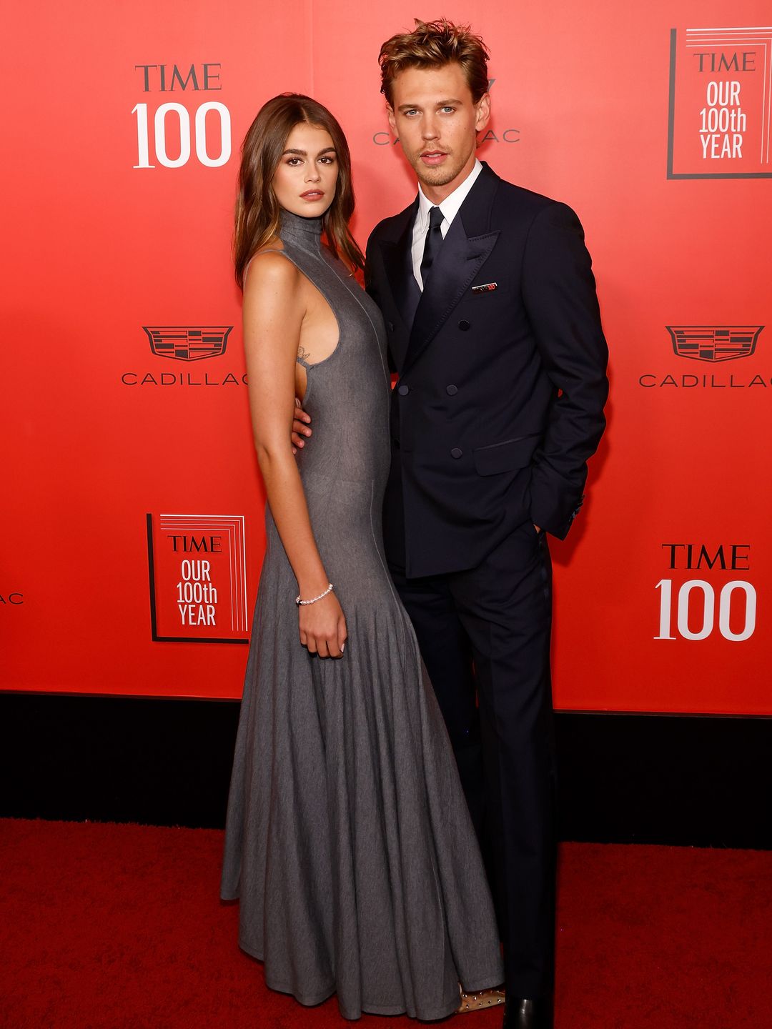 Kaia Gerber and Austin Butler attend the 2023 Time100 Gala