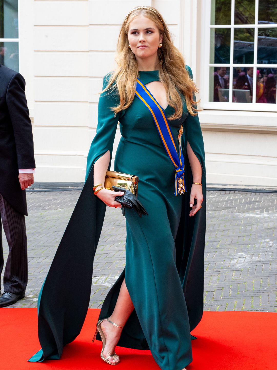 Princess Amalia wore a gorgeous green dress