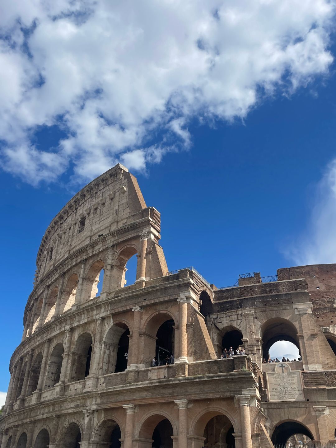 A photo of the Colosseum