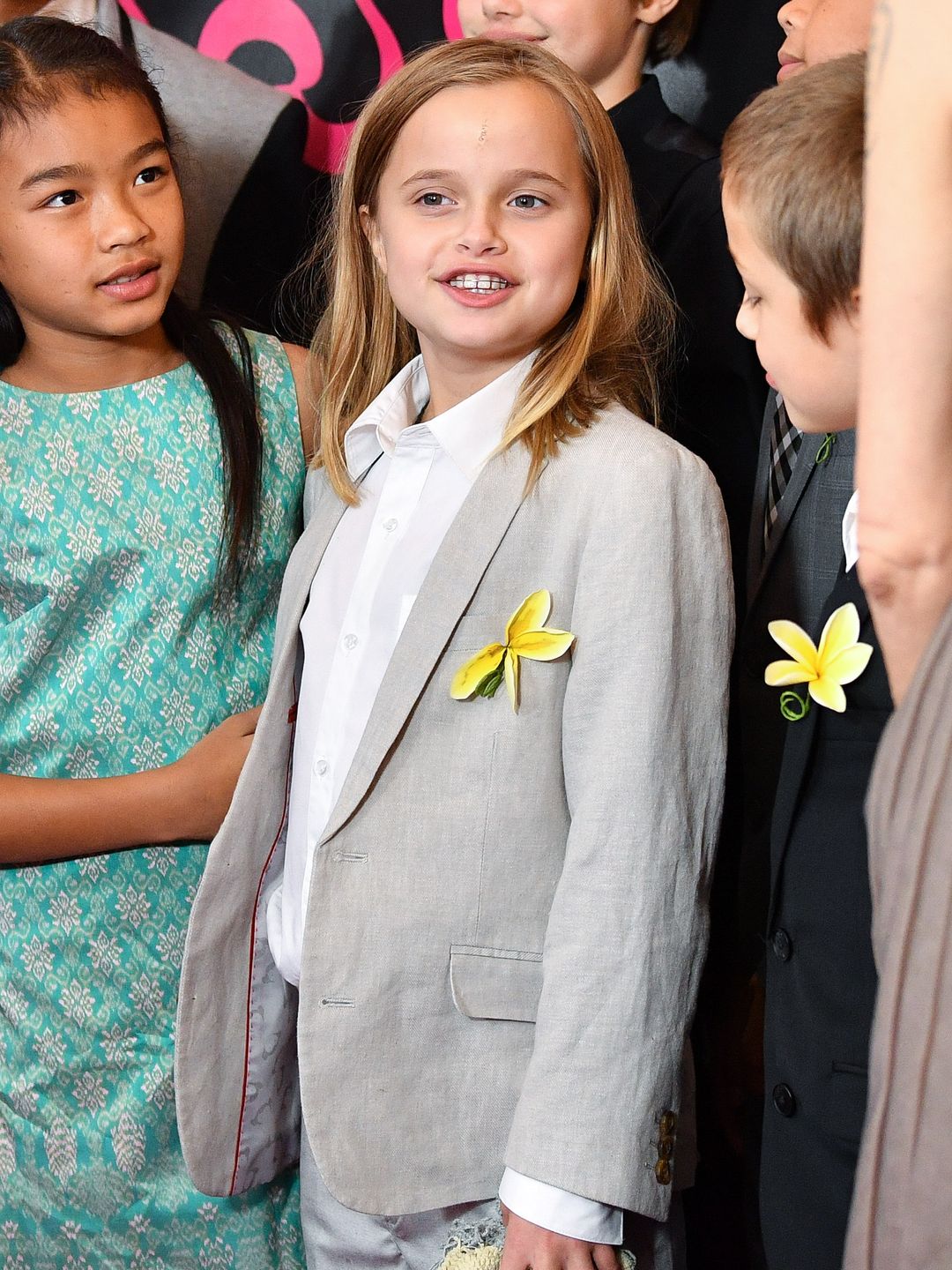 Vivienne Jolie-Pitt attends the "First They Killed My Father" New York premiere at DGA Theater on September 14, 2017 in New York City.