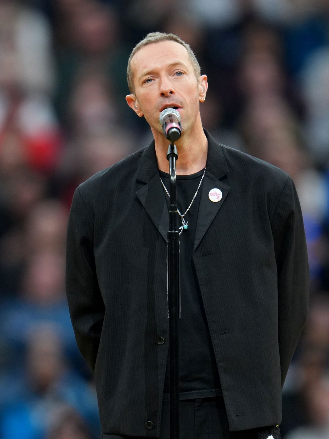 Chris Martin singing