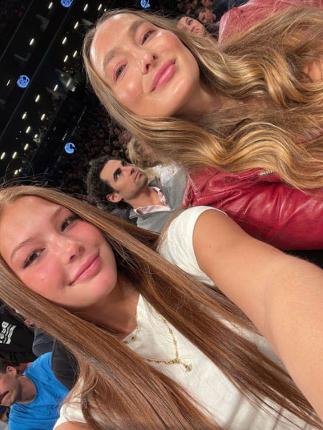 Michael Strahan's daughter and his girlfriend Kayla Quick 