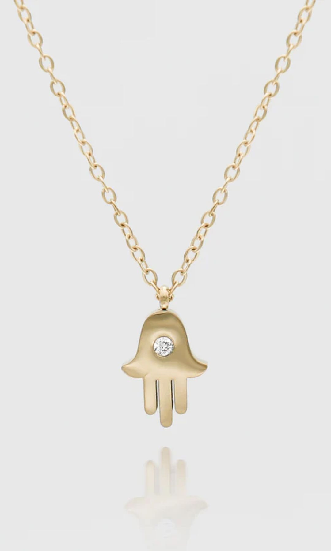 Amalie Hand of Hamsa Necklace
