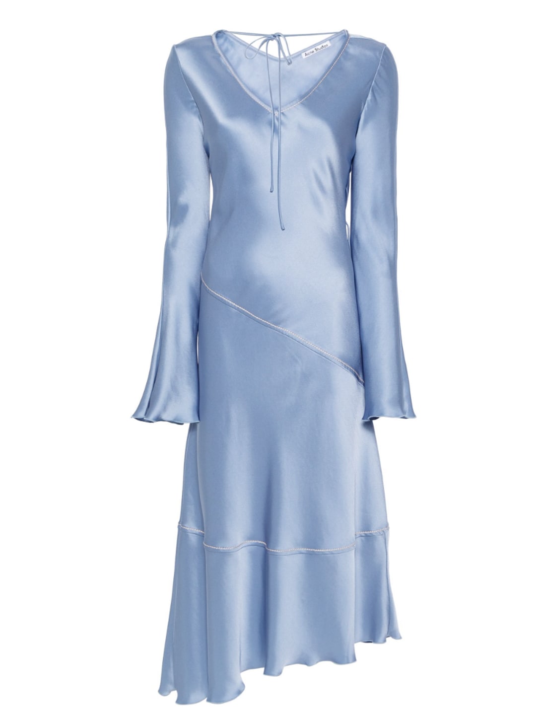Acne flowy blue dress 