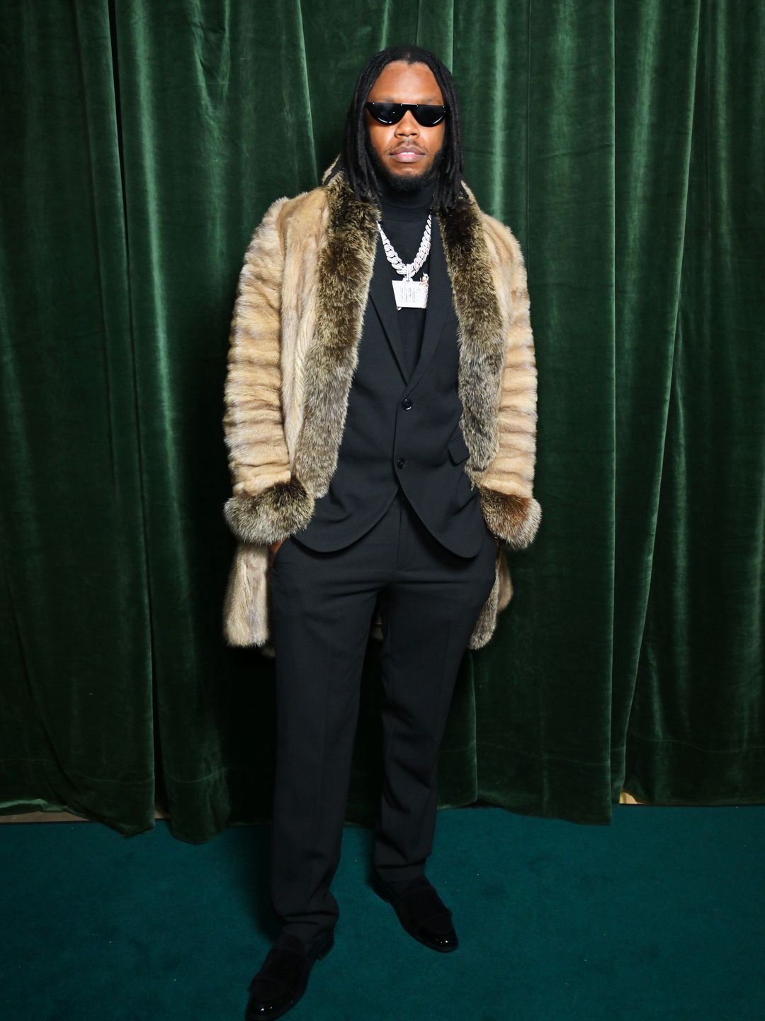 Krept attends Giggsmas 2024 at the Old Royal Naval College on December 16, 2024 in London, England. (Photo by Jed Cullen/Dave Benett/Getty Images)