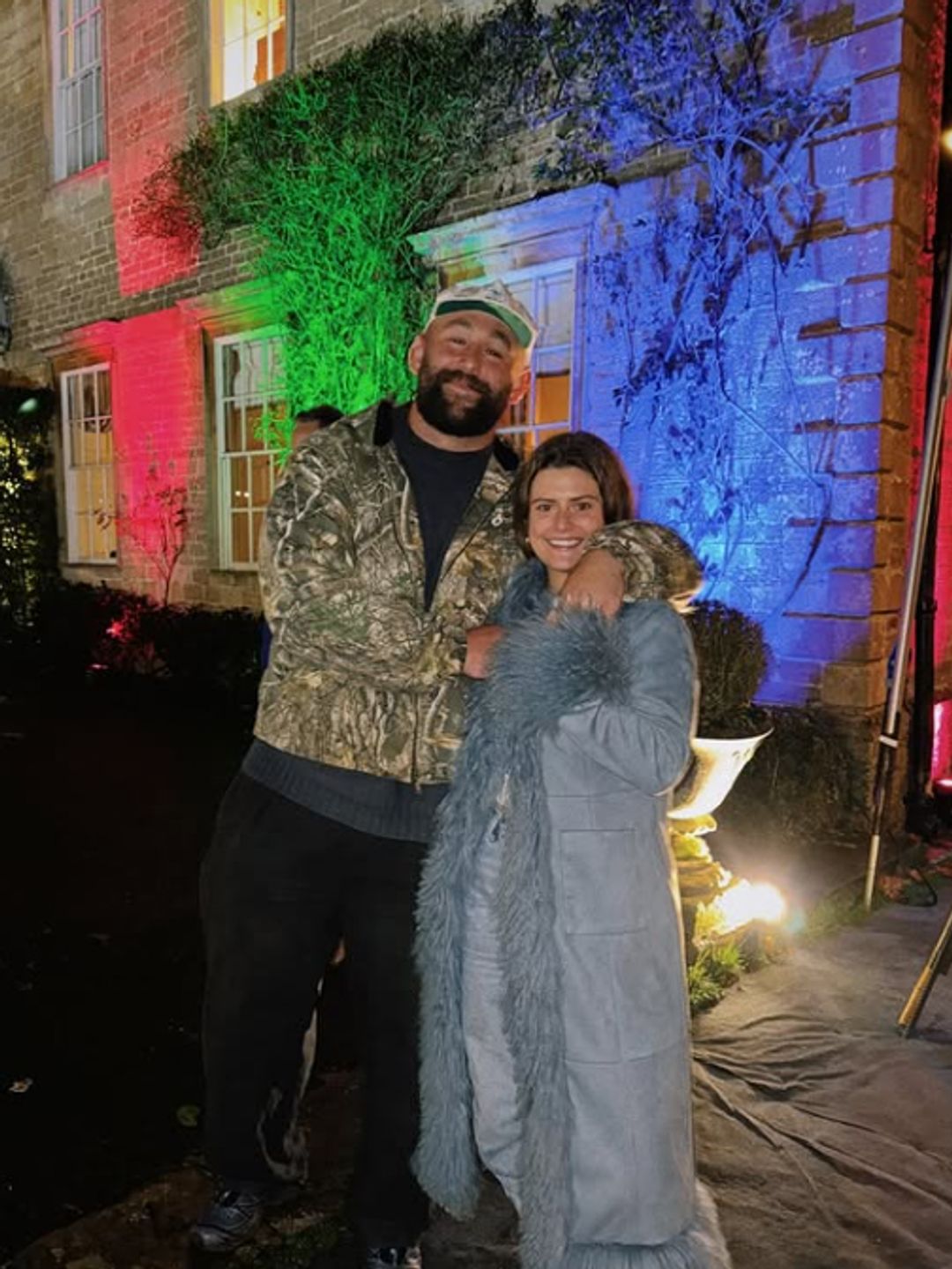 Will Stuart posing with Nancy Neath