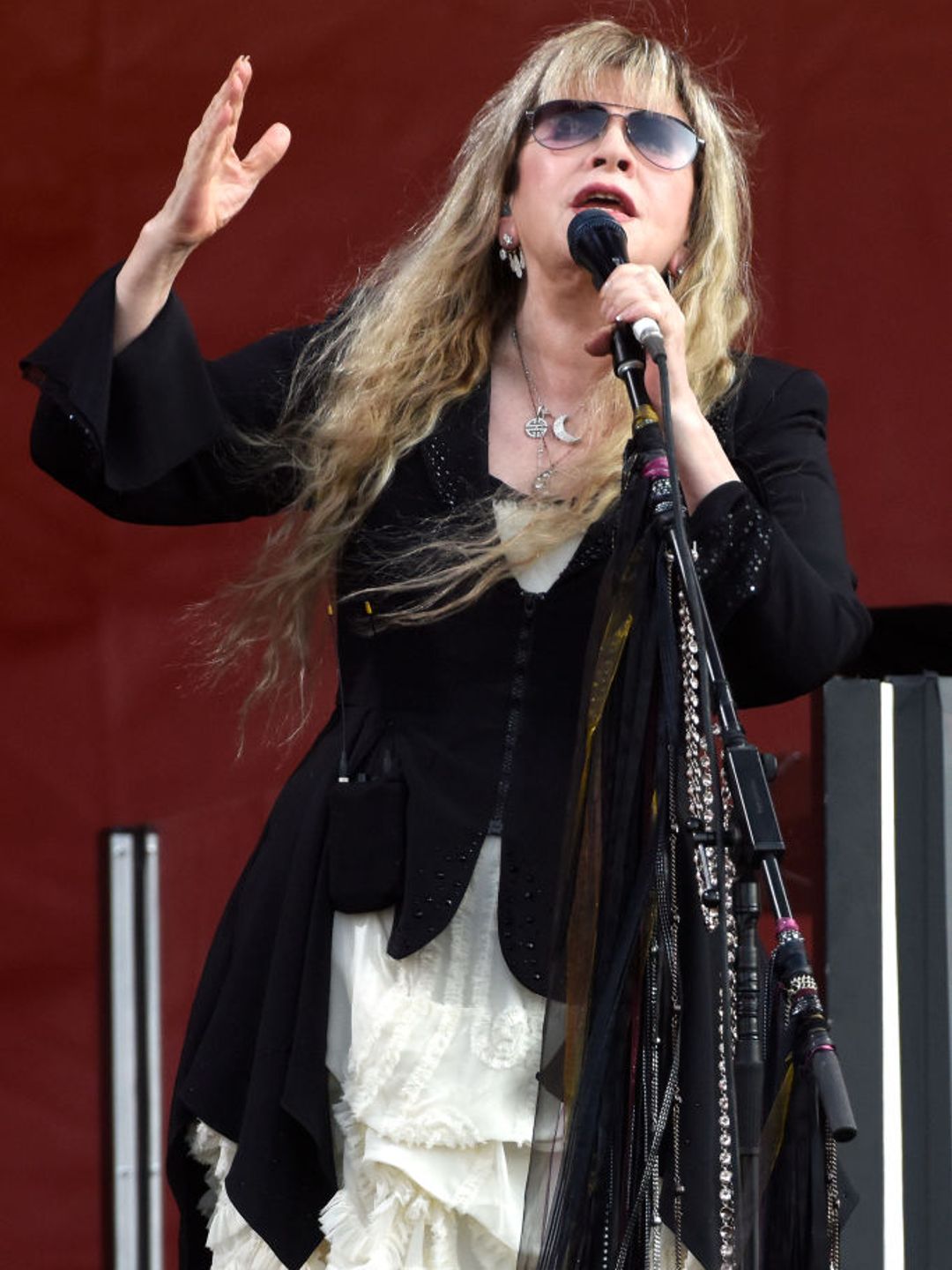 Stevie Nicks performs during the 2022 New Orleans Jazz and Heritage Festival at Fair Grounds Race Course on May 07, 2022 in New Orleans