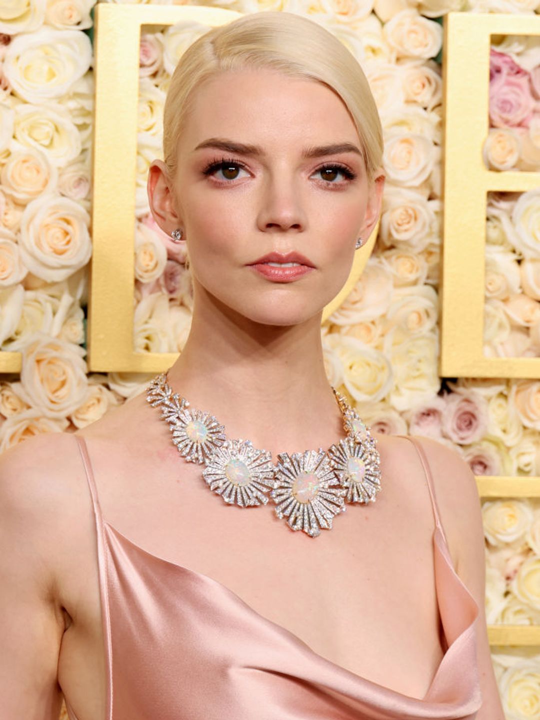 BEVERLY HILLS, CALIFORNIA - JANUARY 05: Anya Taylor-Joy attends the 82nd Annual Golden Globe Awards at The Beverly Hilton on January 05, 2025 in Beverly Hills, California. (Photo by Amy Sussman/Getty Images)