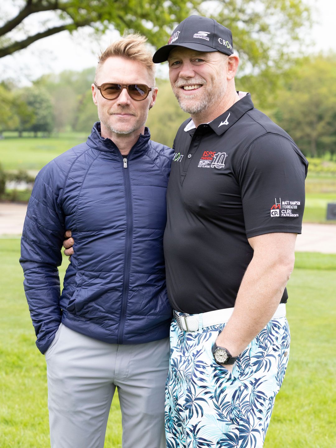 Mike Tindall joined by Ronan Keating