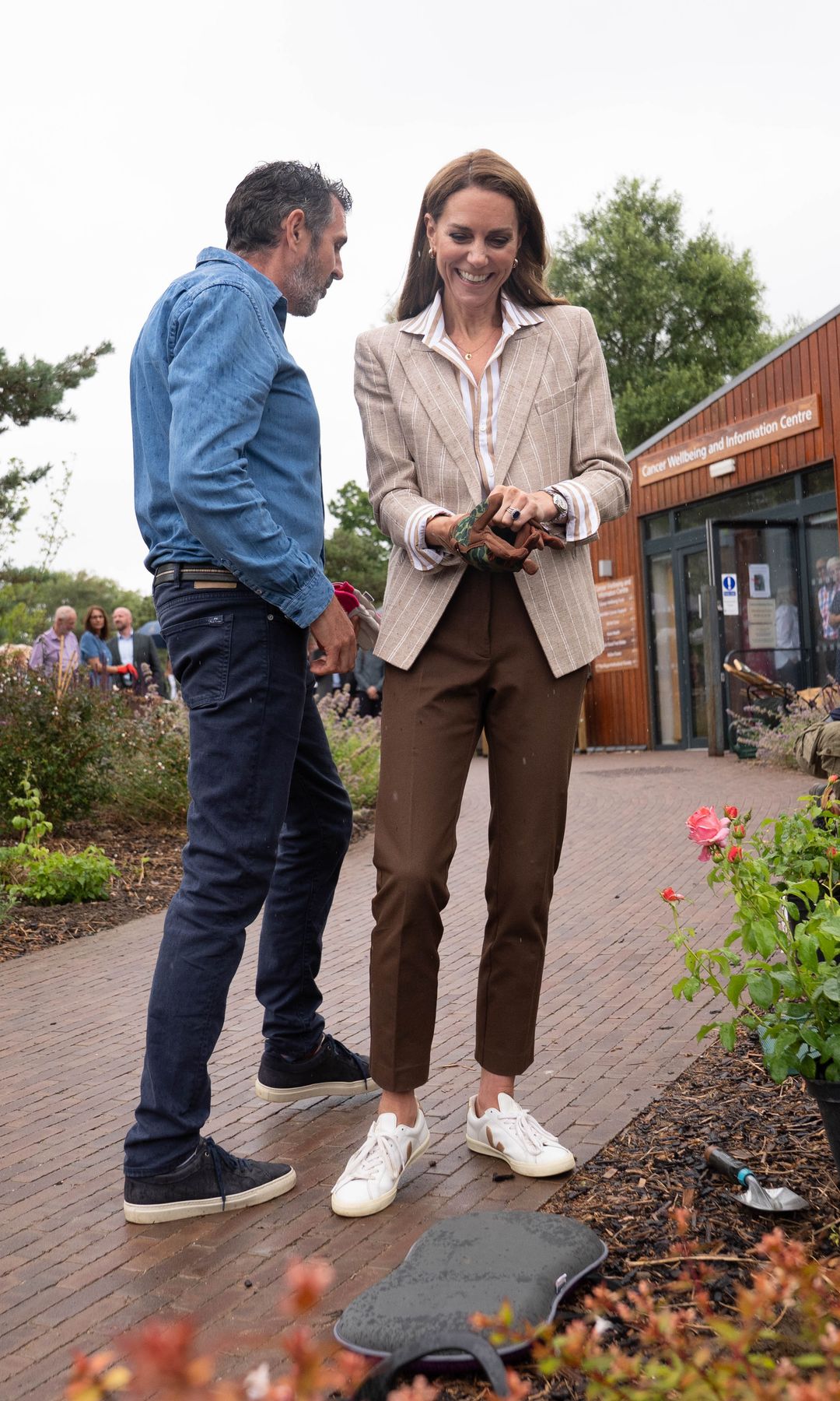 Kate in the RHS Wellbeing Garden