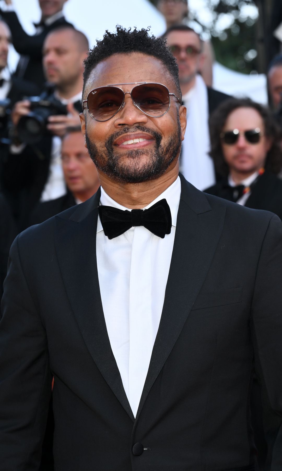 Cuba Gooding Jr. in a black tuxedo
