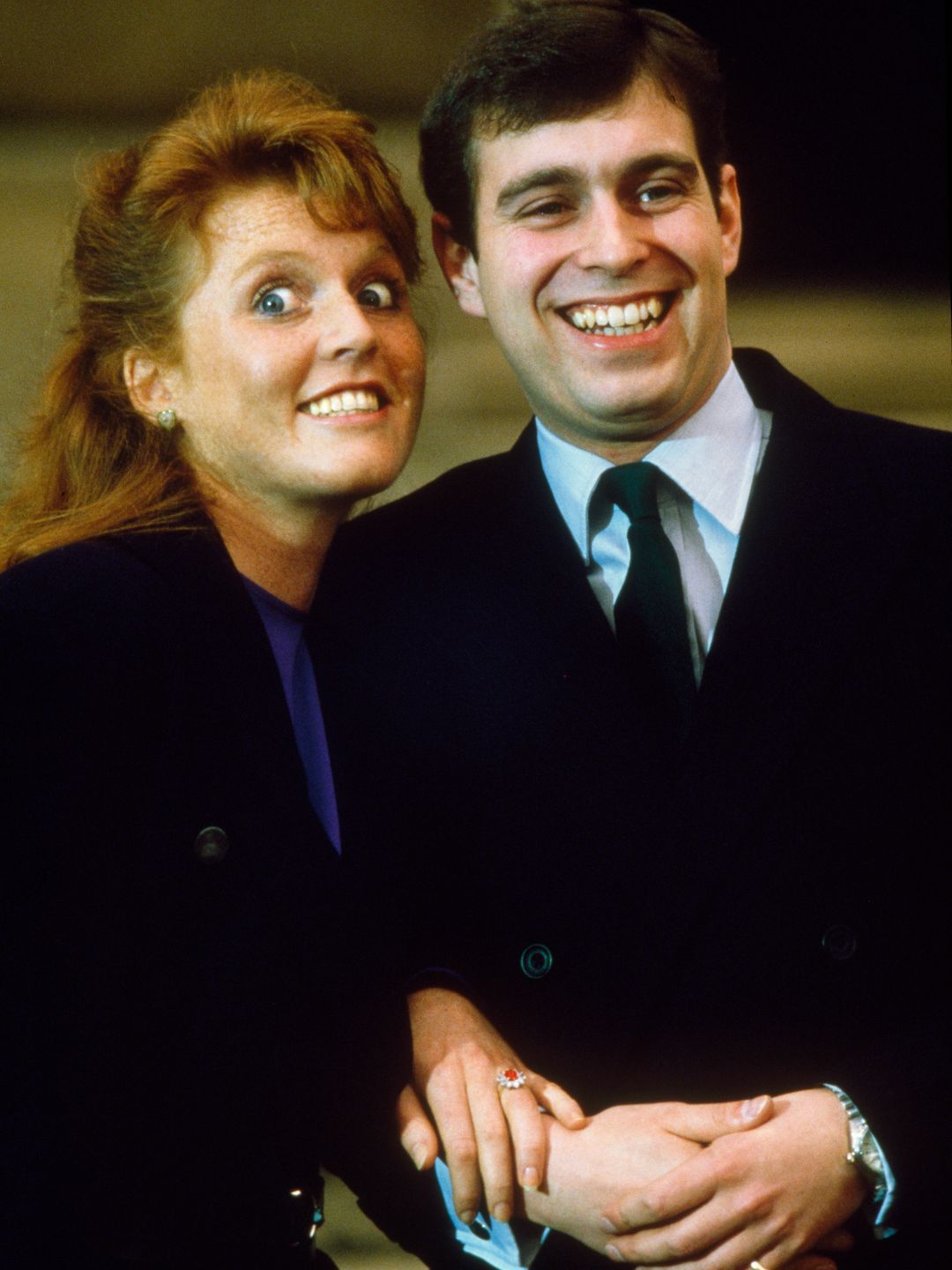Sarah Ferguson and Prince Andrew smiling