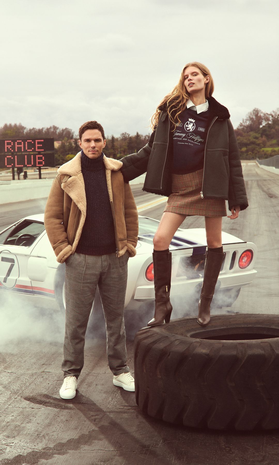Tommy Hilfiger campaign starring nicholas hoult