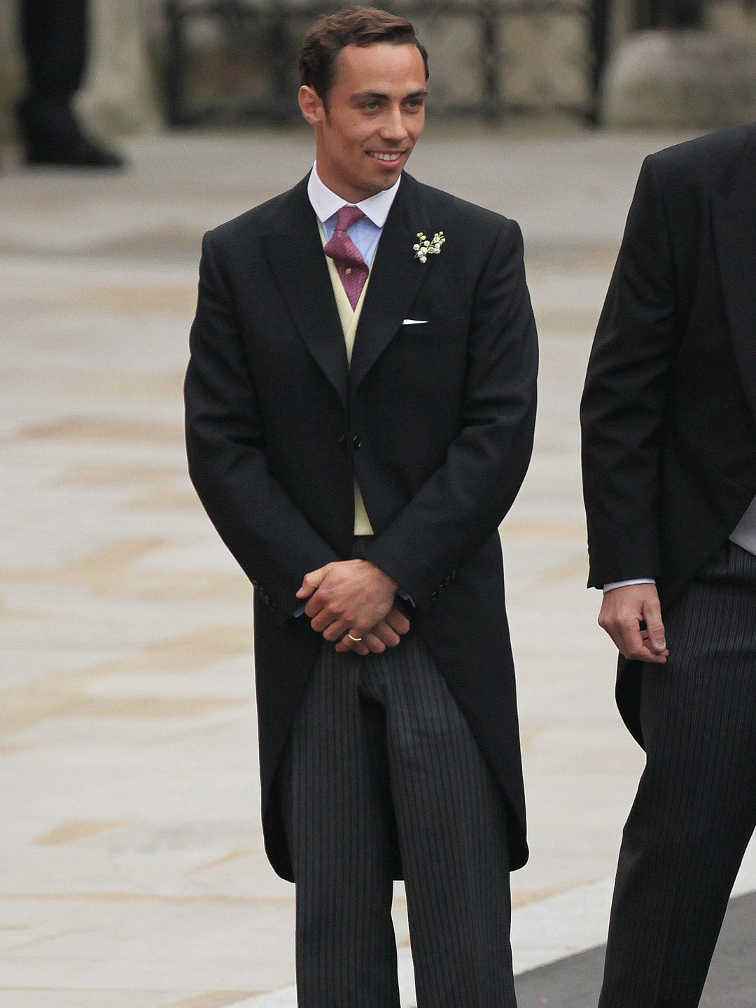 James Middleton in a morning suit