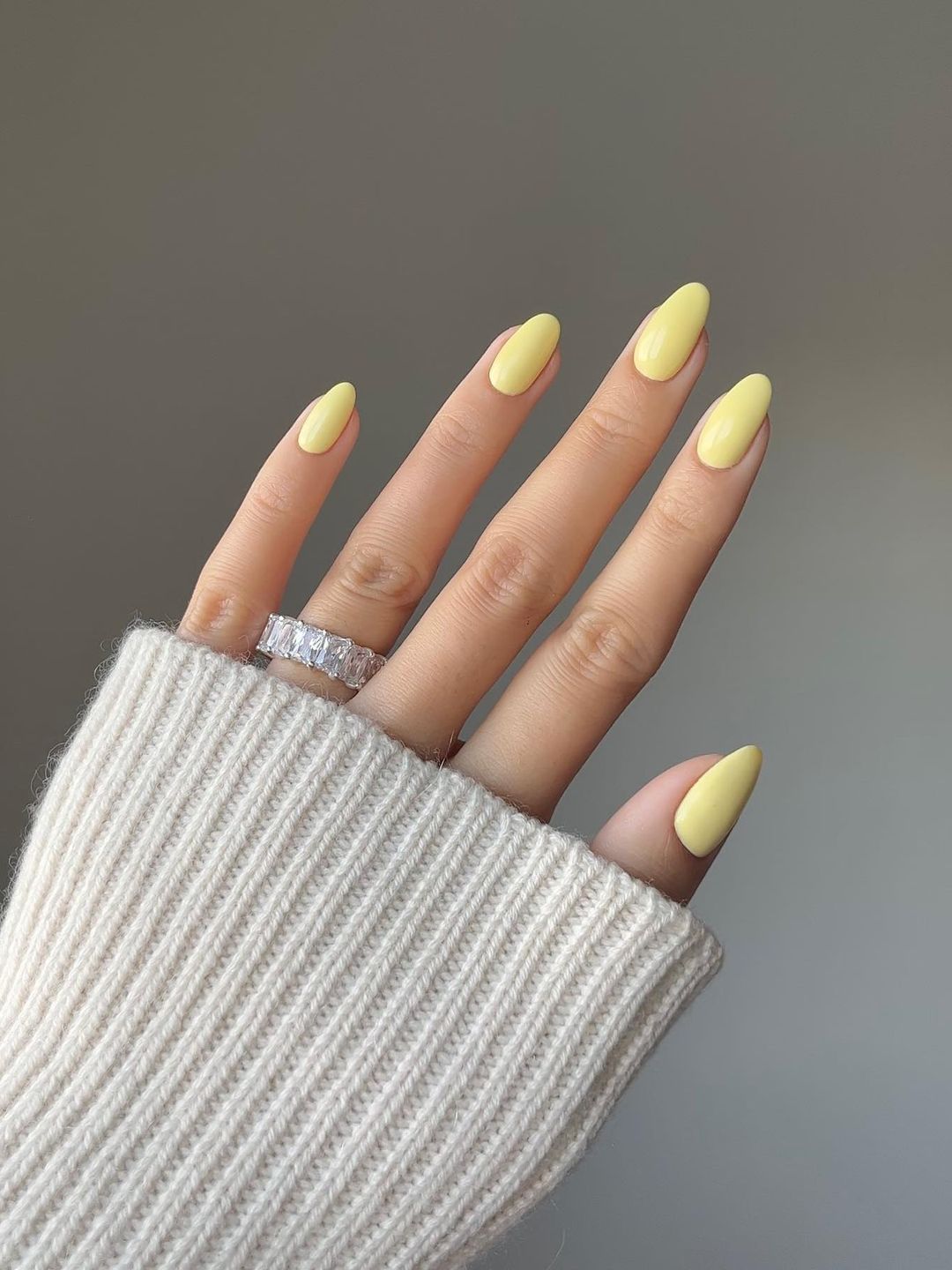 Butter Yellow Nails