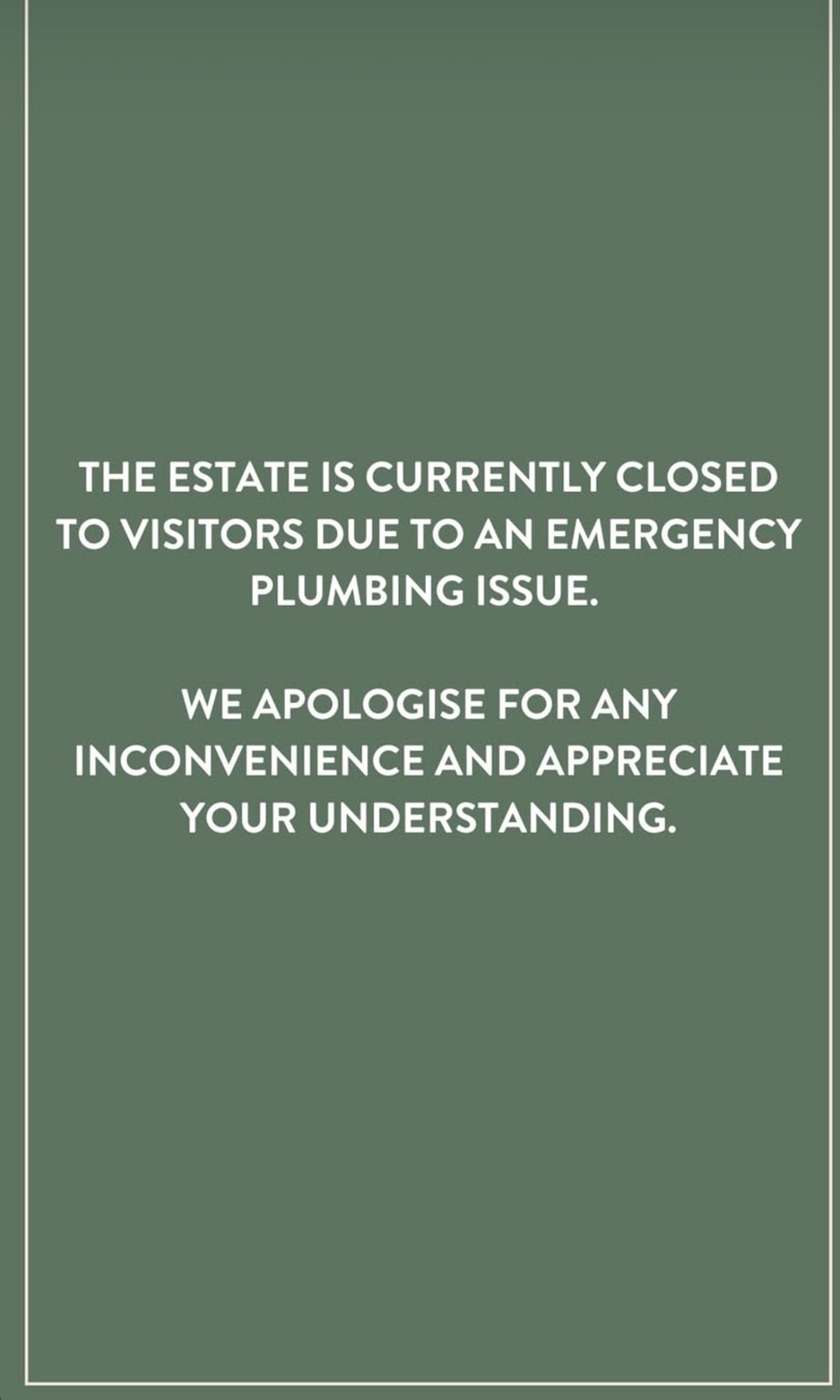 Sandringham's original closure notice