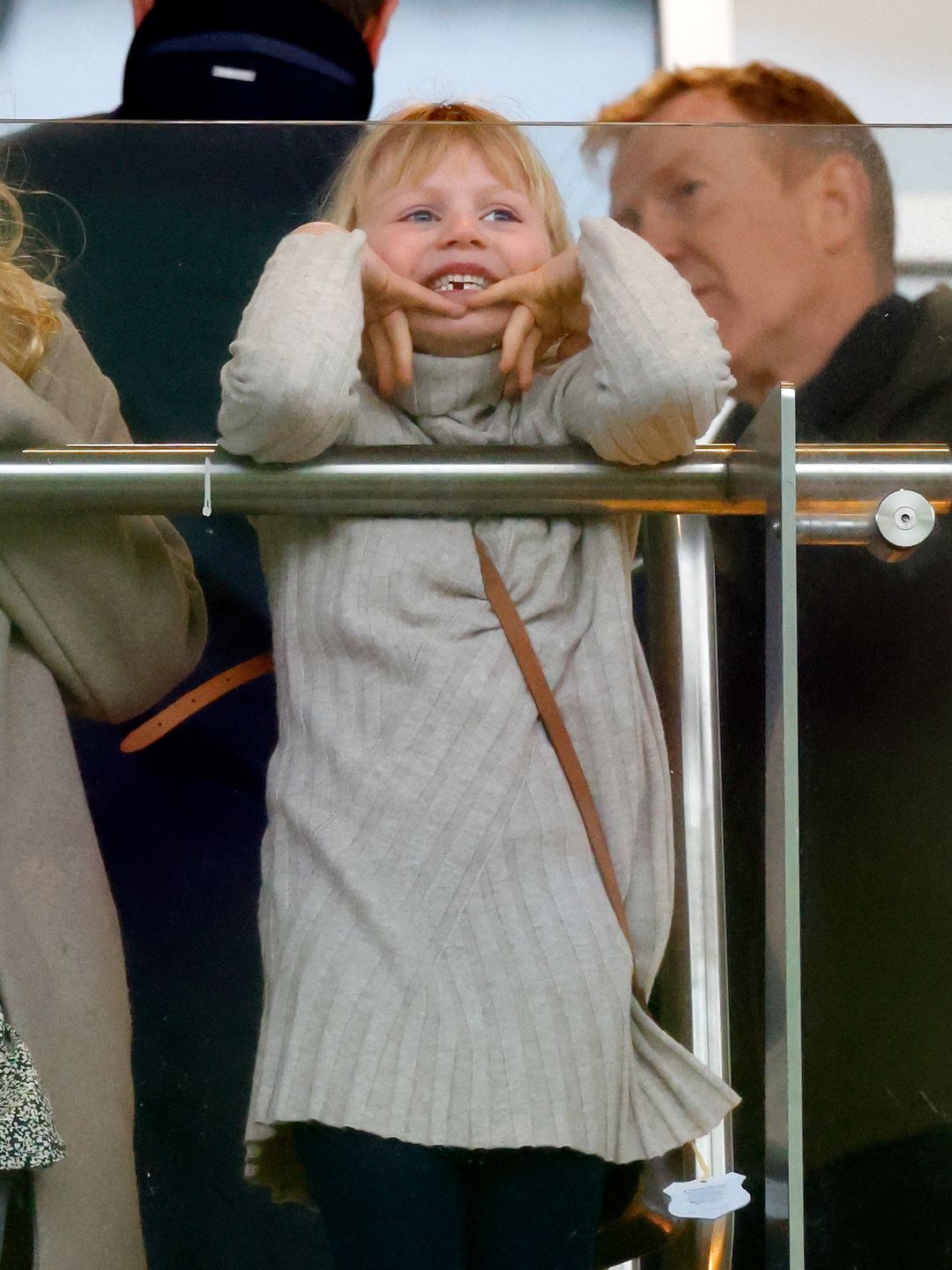 young girl at races