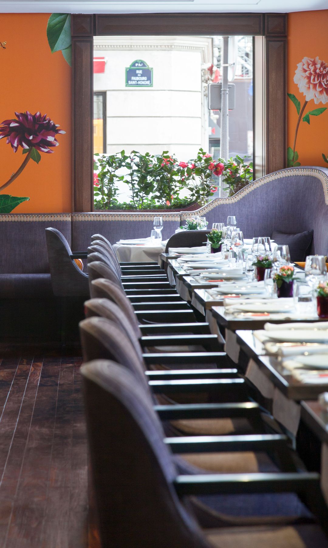 interior restaurant, Le Bristol, paris