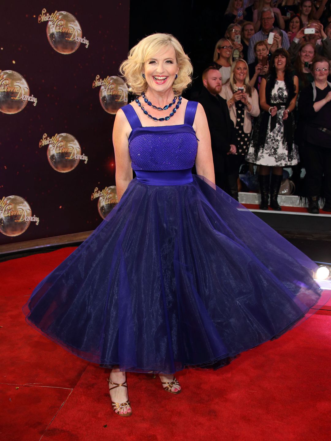 Carol Kirkwood at the 2015 Strictly launch