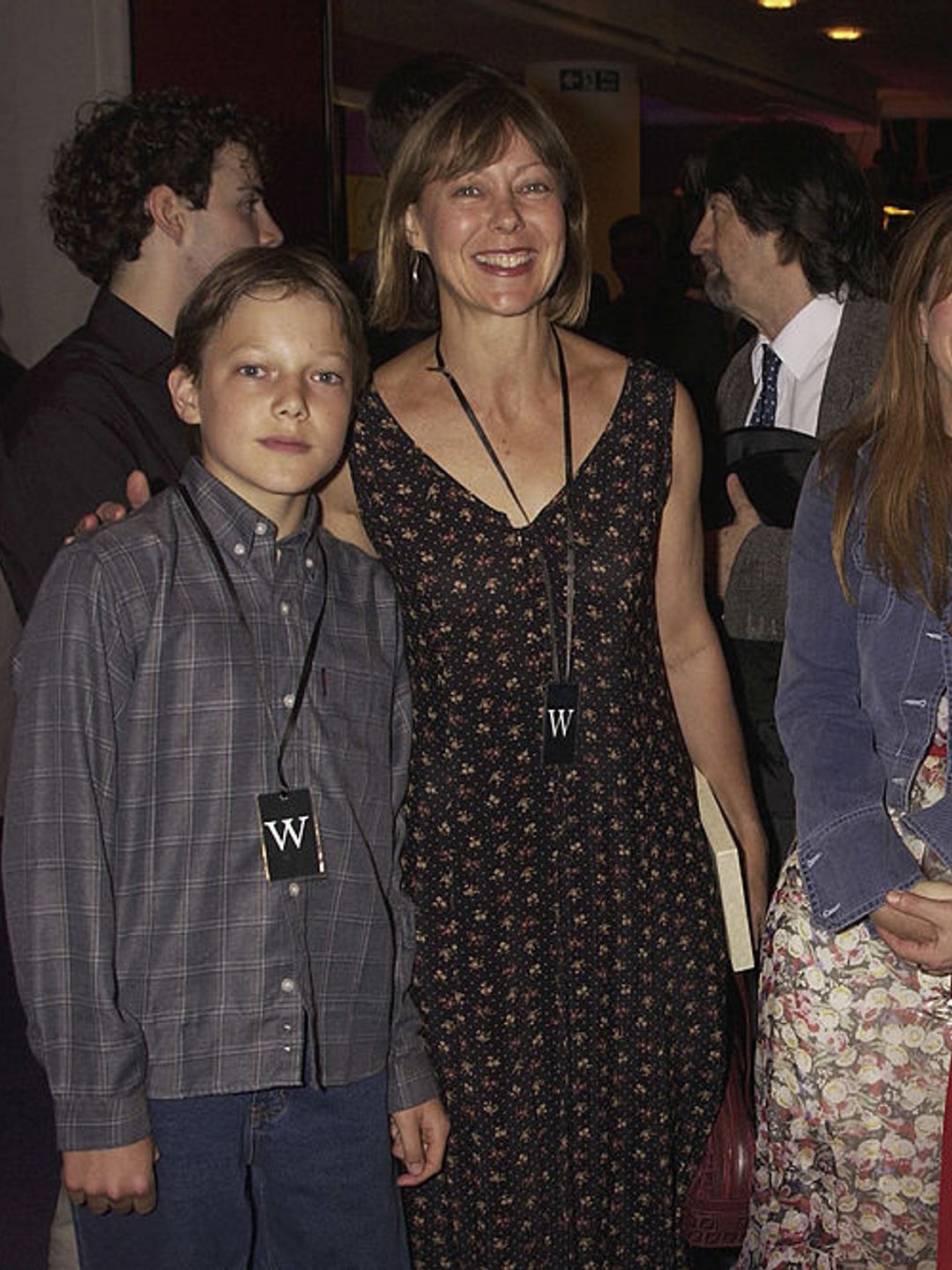Jenny Agutter pictured alongside her son Jonathan in 2003