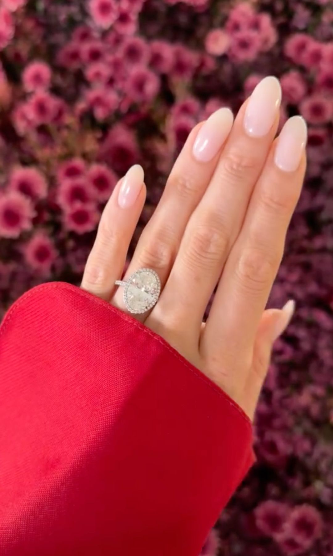 Elsa Hosk engagement ring from Tiffany & Co.