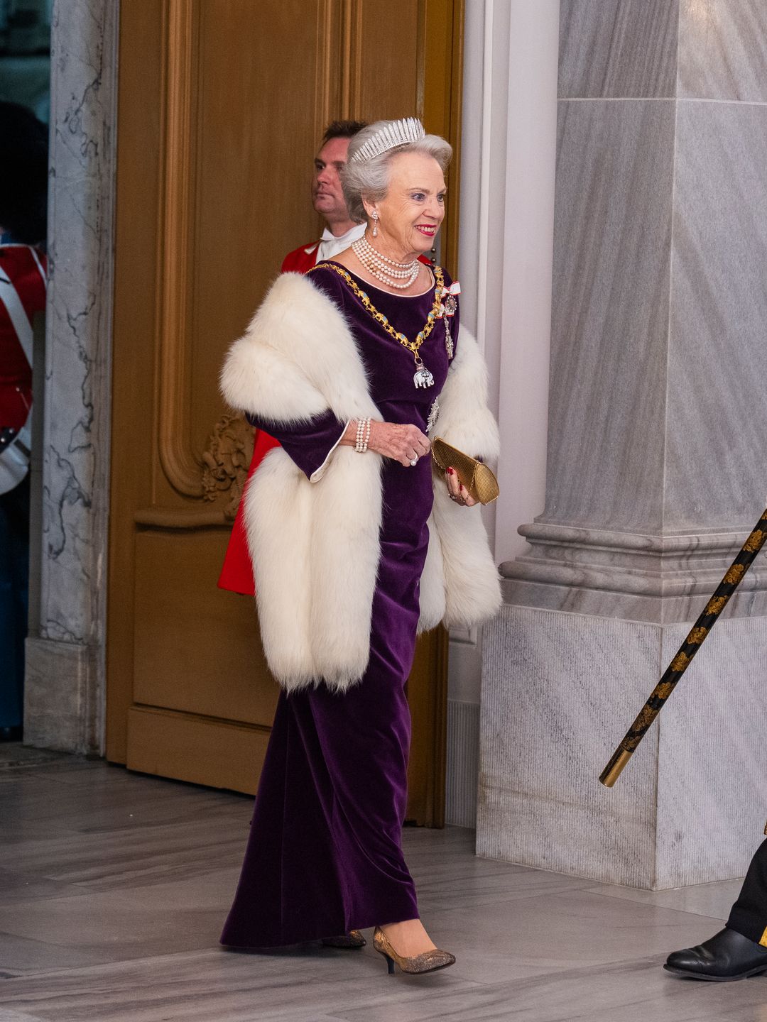 princess benedikte at danish royal gala 