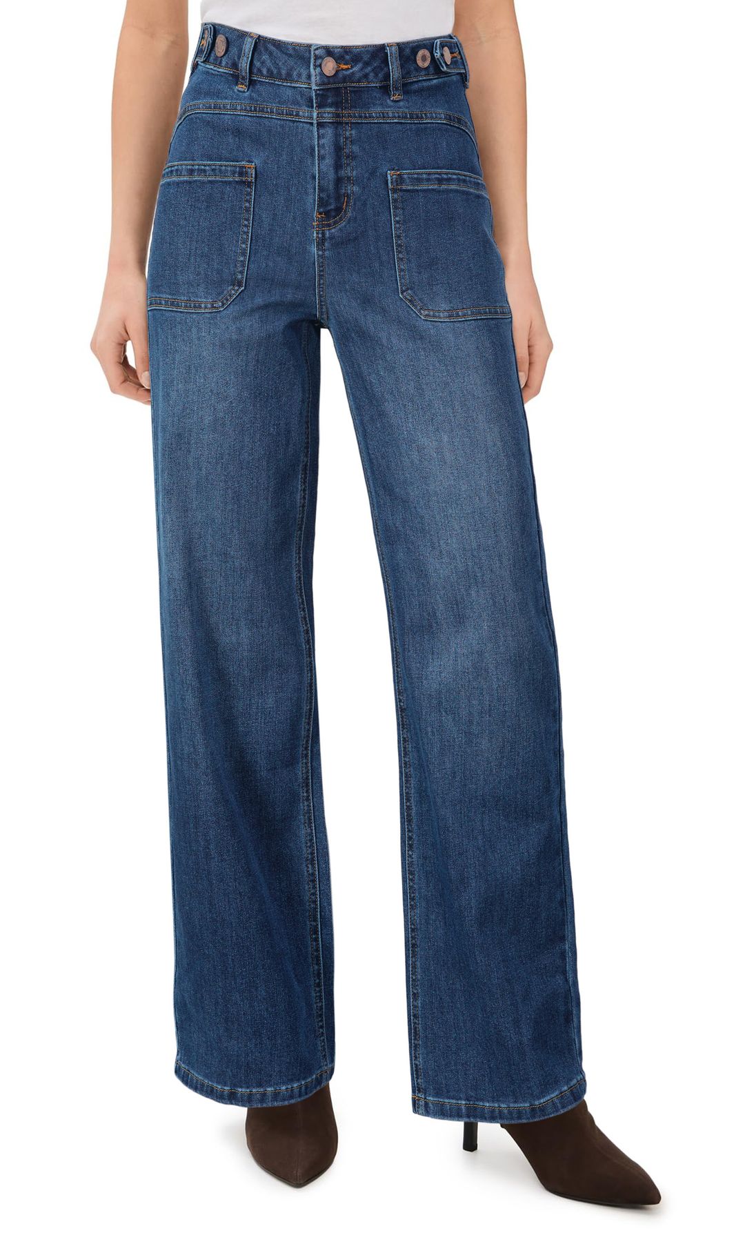 Jeans Pinggang Tinggi Melar Arach&Cloz 