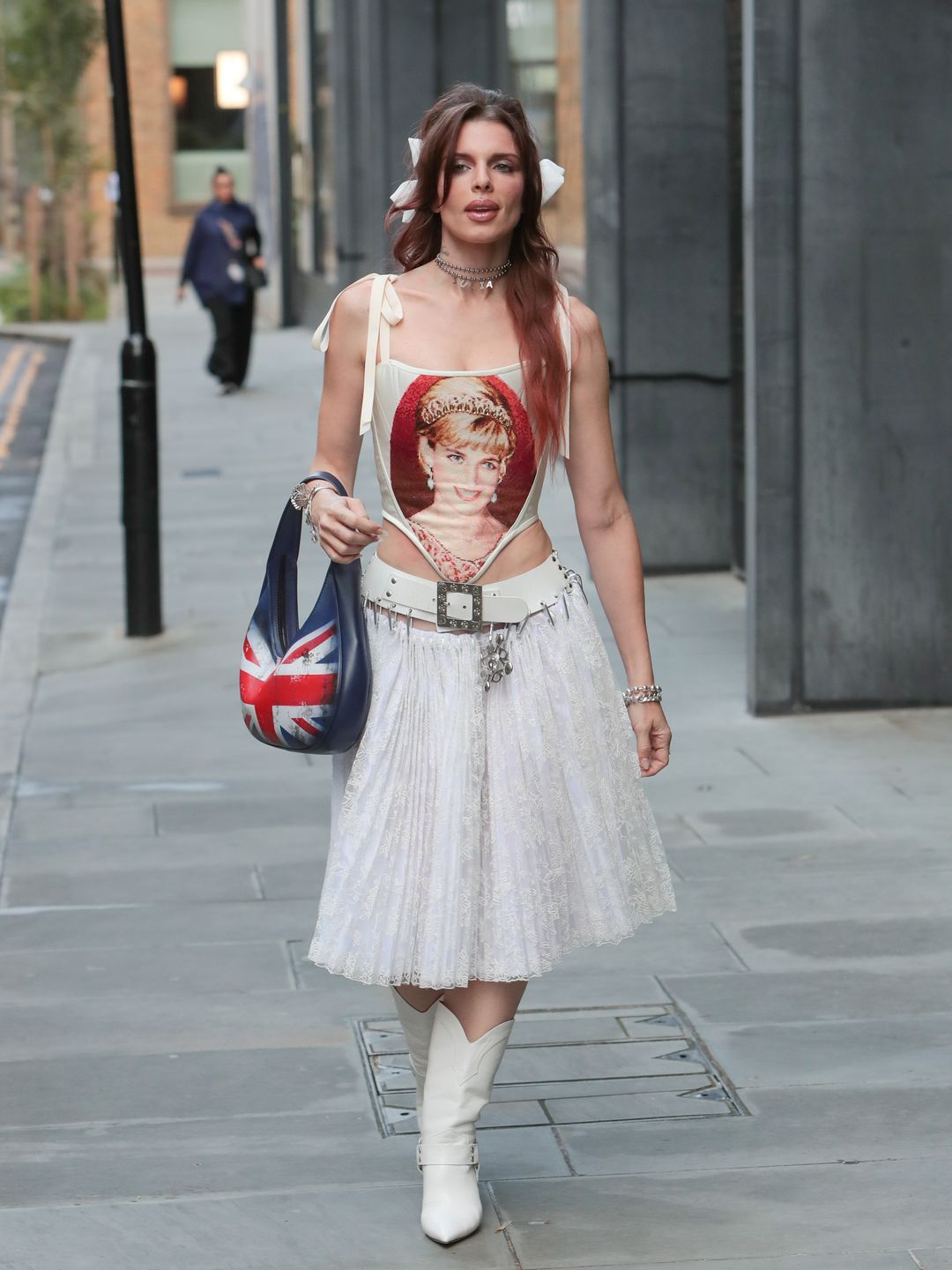 Julia Fox wore the Princess Diana corset during her London trip