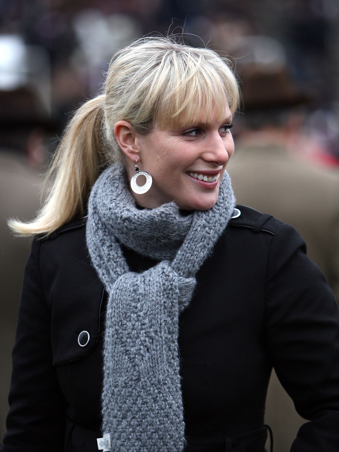 zara tindall with ponytail