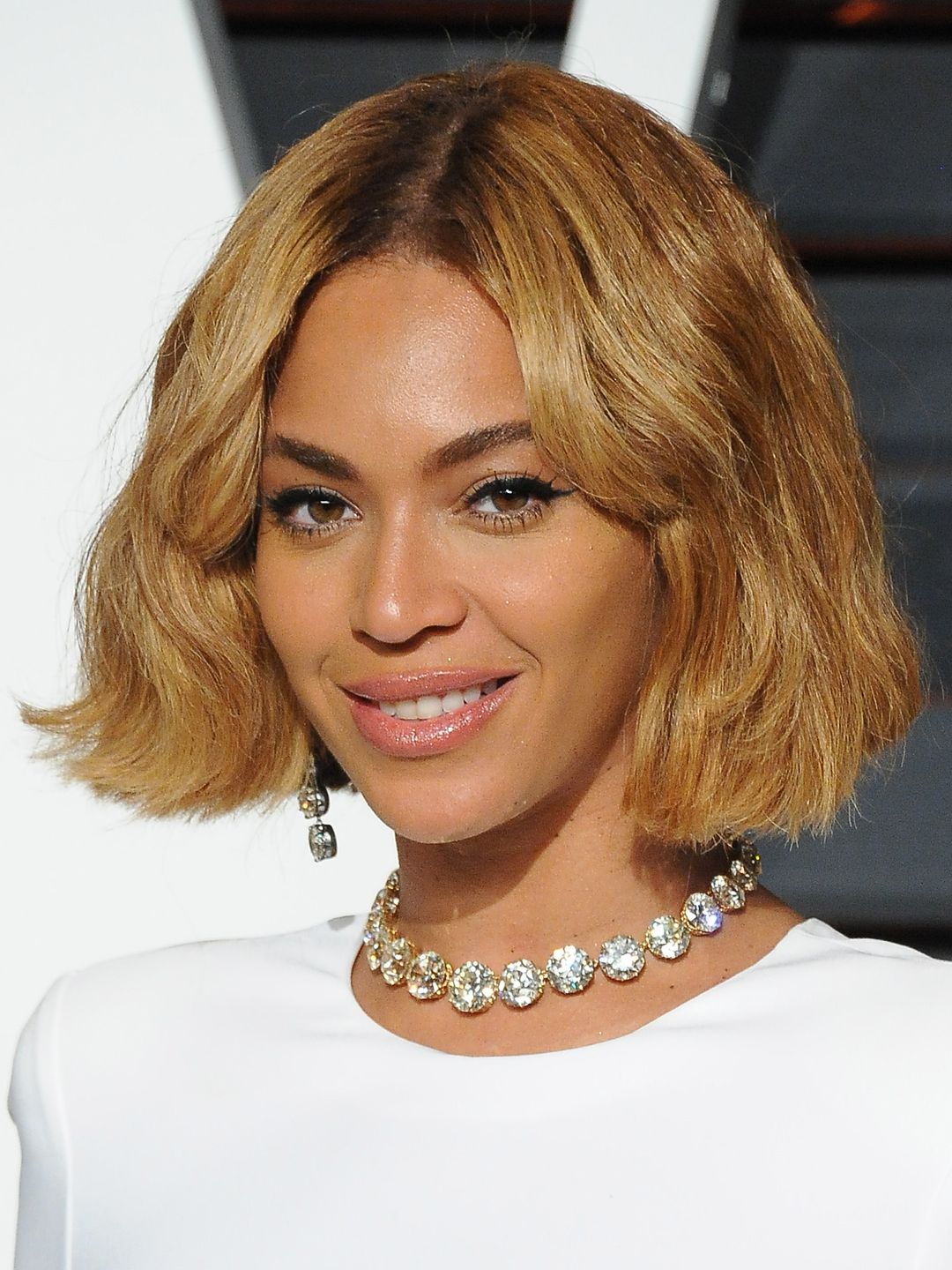 Beyoncé with a stacked bob 