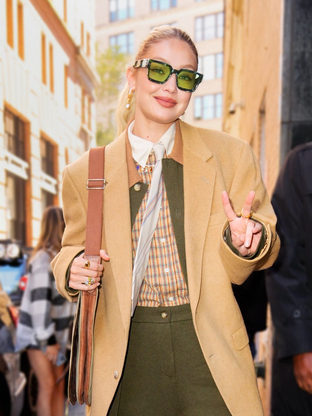 Gigi Hadid out and about on October 14, 2022 in New York City