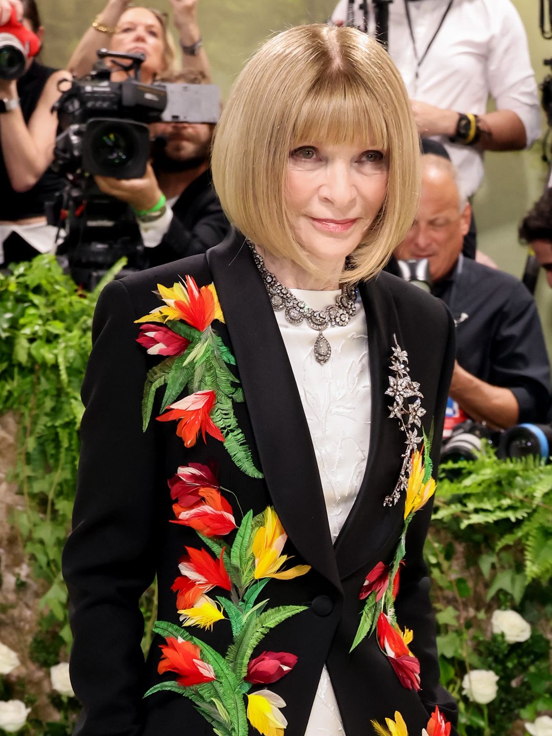 Anna Wintour attends The 2024 Met Gala Celebrating "Sleeping Beauties: Reawakening Fashion" at The Metropolitan Museum of Art on May 06, 2024 in New York City. (Photo by John Shearer/WireImage)