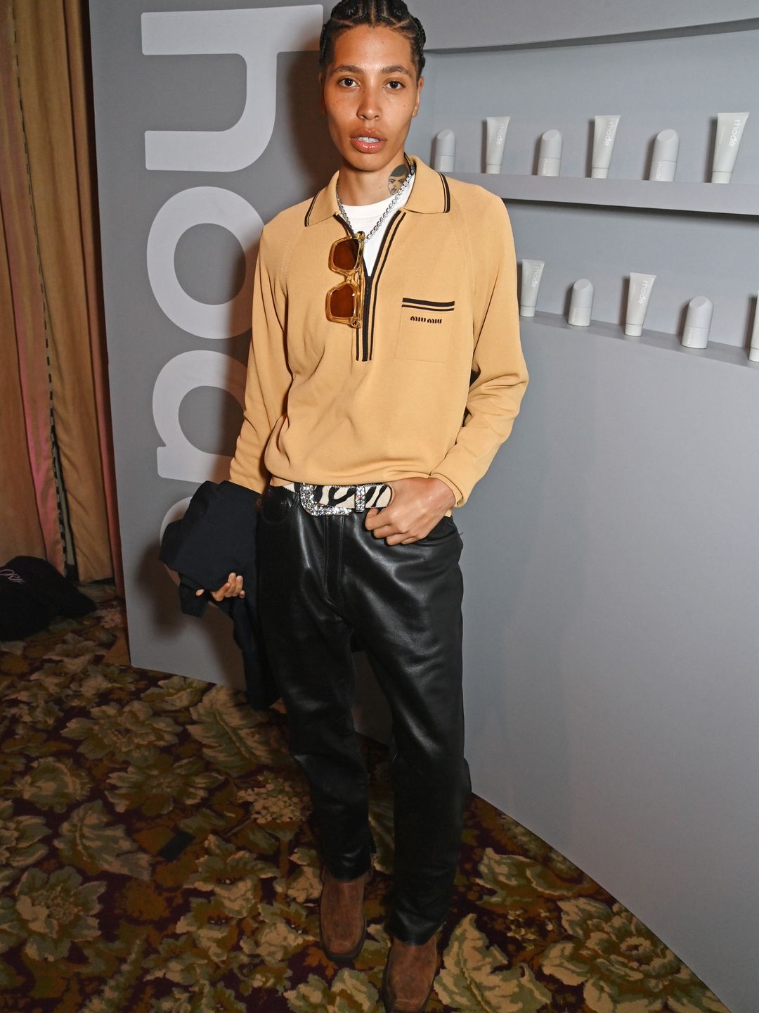 LONDON, ENGLAND - MAY 17: Kai-Isaiah Jamal attends the Rhode UK launch party with Hailey Bieber at Chiltern Firehouse on May 17, 2023 in London, England. (Photo by Dave Benett/Getty Images for Rhode)