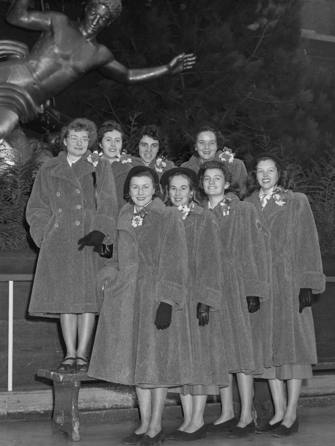 The 1948 United States women's Olympic ski team