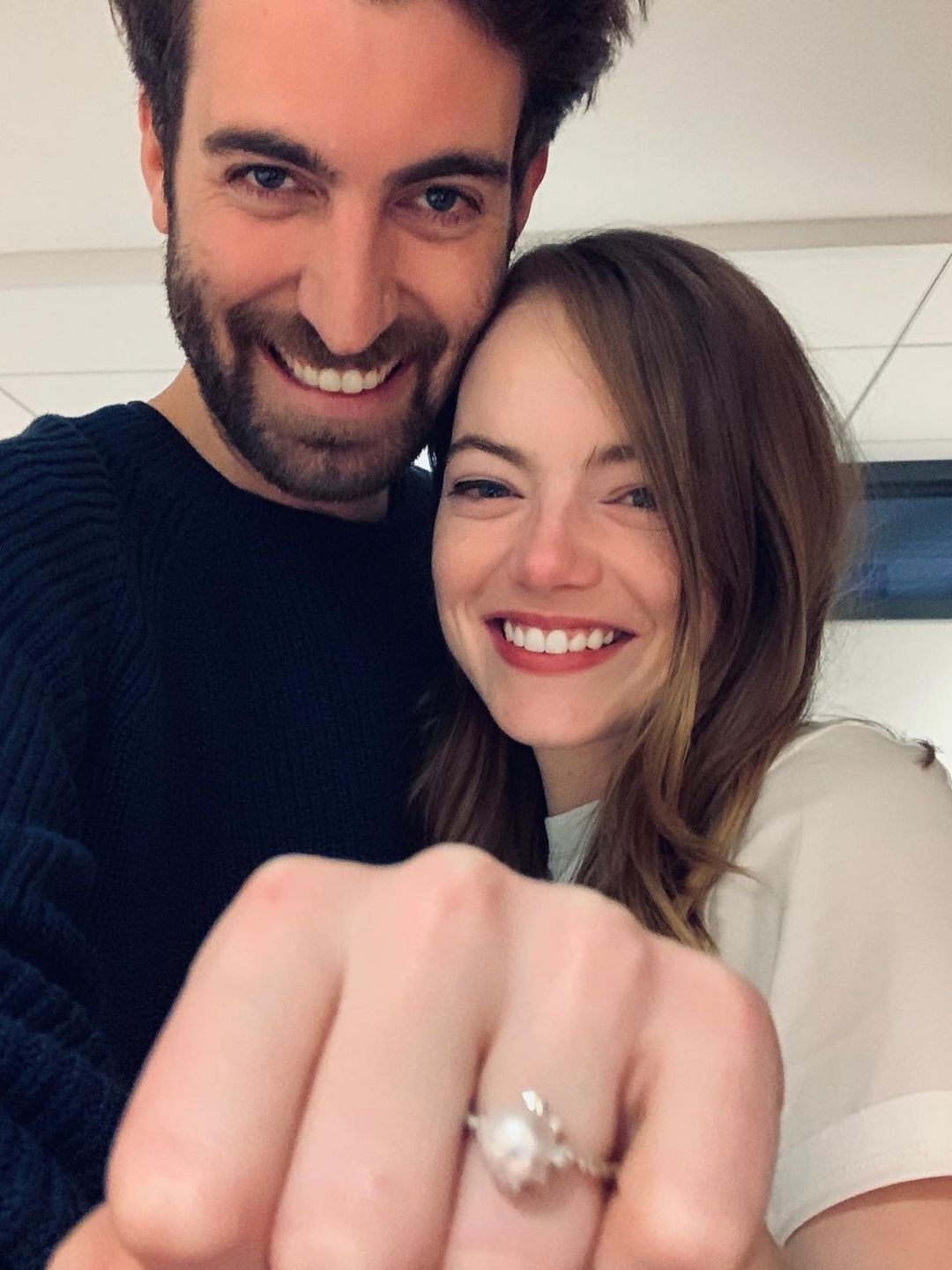 Emma Stone and Dave McCary announce their engagement on Instagram