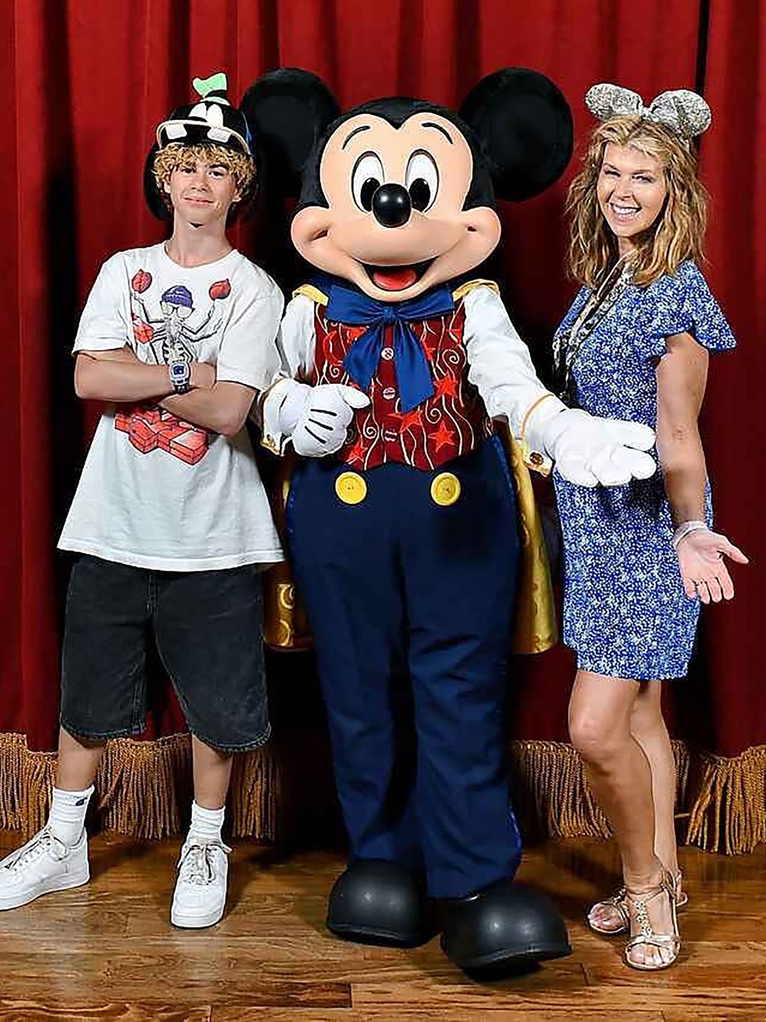 Kate Garraway and her son Bill at Walt Disney World