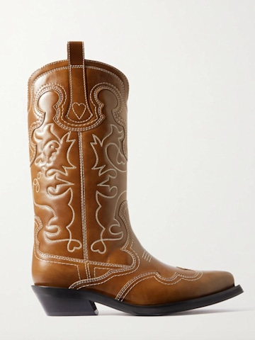 Brown cowboy boots 