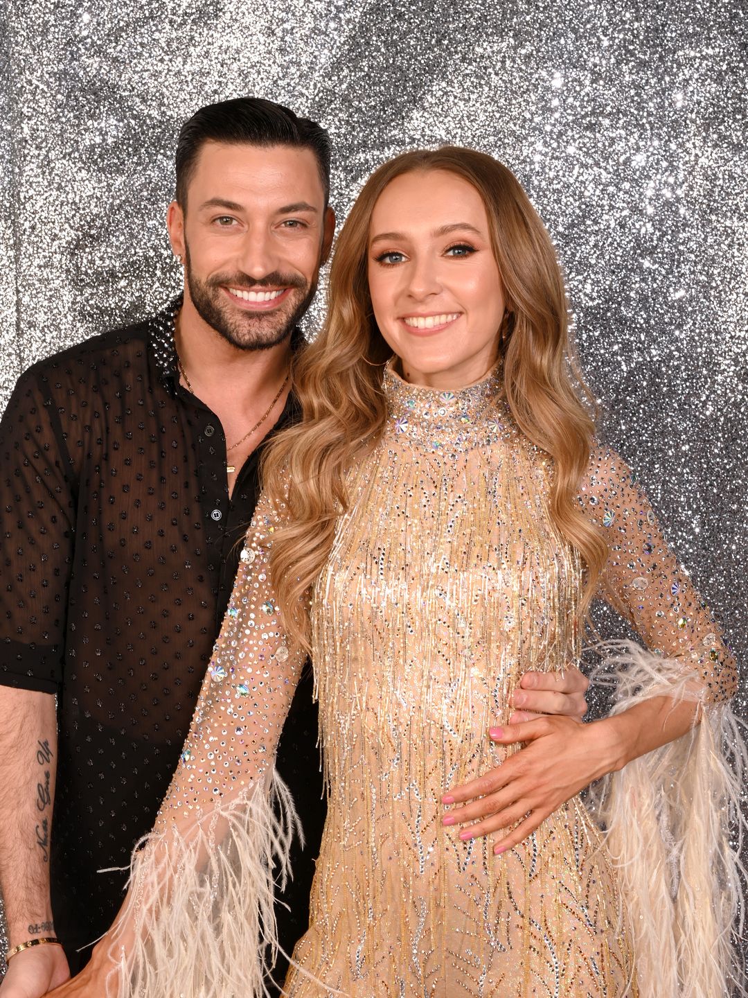 Giovanni Pernice standing with Rose Ayling-Ellis