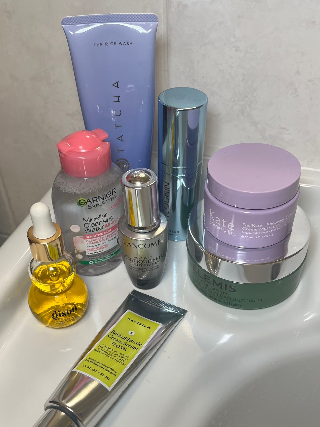 Evening skincare products 