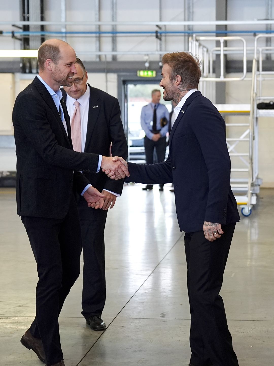 two men shaking hands