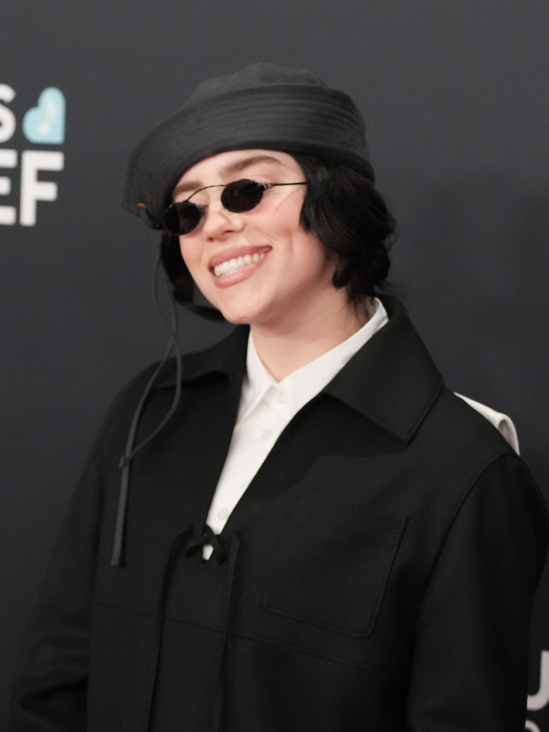 Billie wore a full Prada look