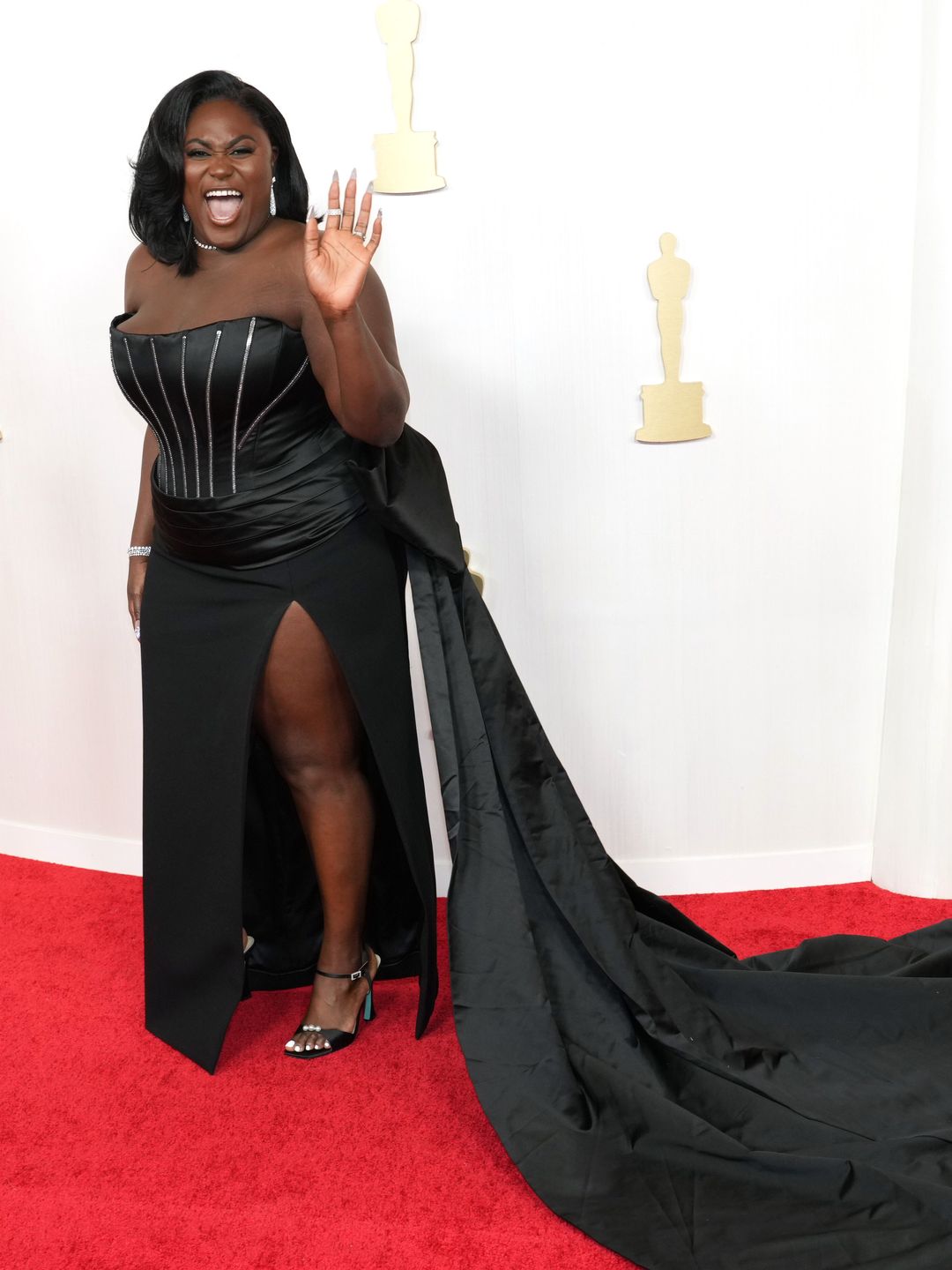Danielle Brooks attends the 96th Annual Academy Awards wearing Dolce & Gabbana
