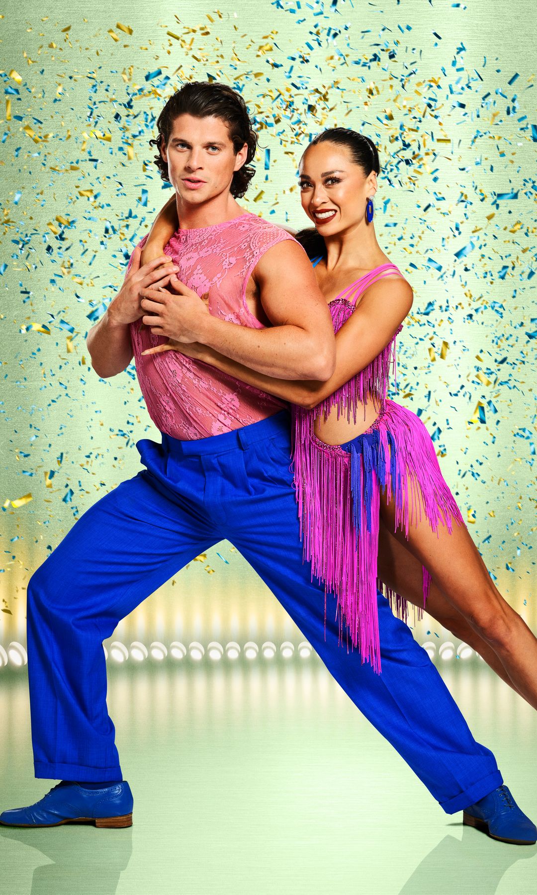 Lewis Cope and Katya Jones on Strictly Come Dancing