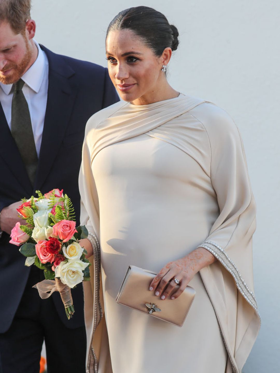 The Duchess of Sussex attends a reception hosted by the British Ambassador to Morocco in 2019