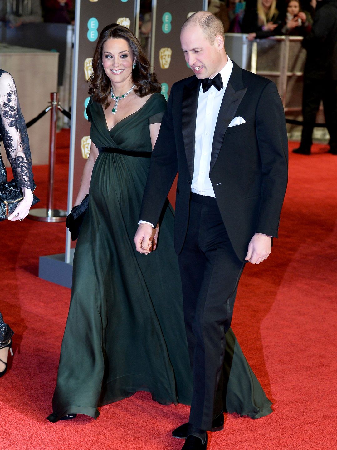 Prince William and Kate attend the EE British Academy Film Awards held at Royal Albert Hall on February 18, 2018