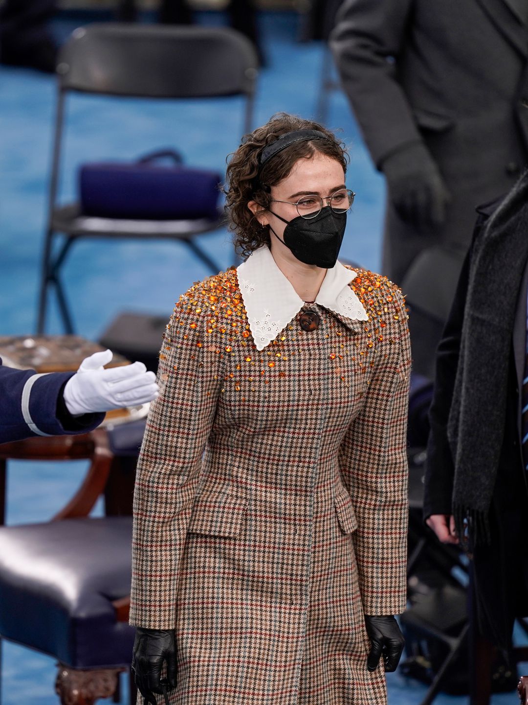 Ella during the 59th presidential inauguration in Washington, D.C. in January 2021. 